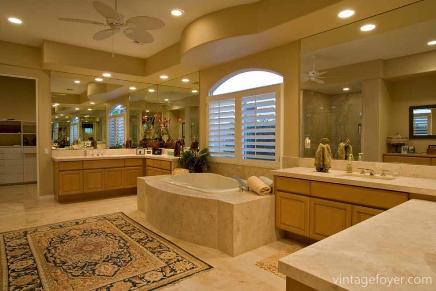 Luxury bathroom interior