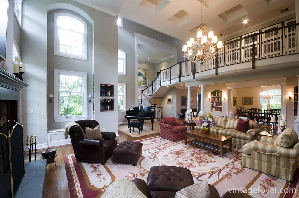How to make a two story living room cozy rize studios