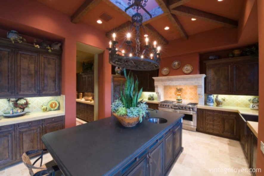 Granite worktop in Palm Springs kitchen