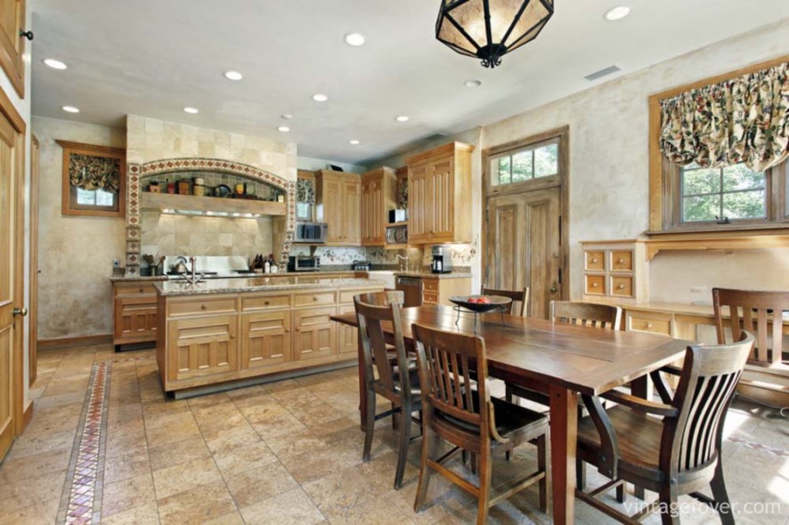 Kitchen in luxury home