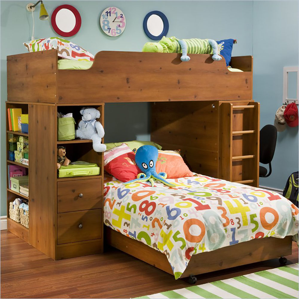 Simple Creative Bunk Beds for Small Space